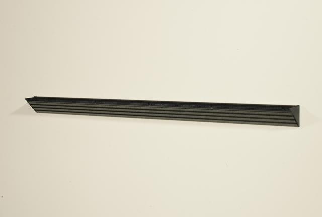 Glace Silver Black Shelf Bracket- 36 in.