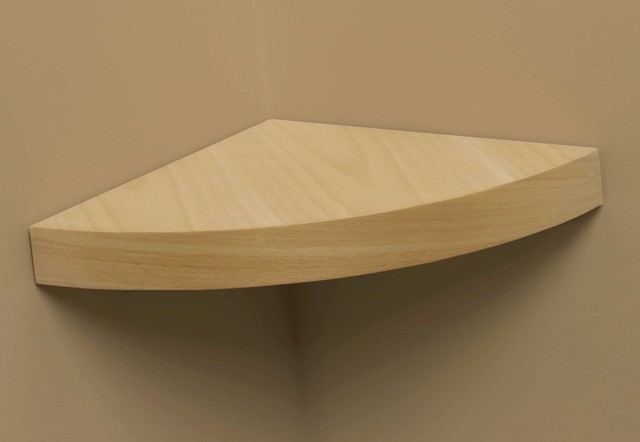 Picture of Amore Designs GRD1212BE Wood Shelving Grande Beech Corner Shelf