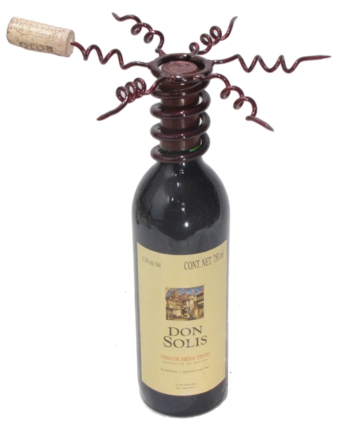 Picture of Metrotex Designs 28602 Six Cork Display Bottle Topper-Rich Merlot Finish