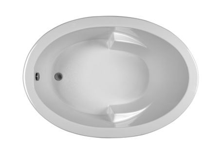 Picture of Reliance Baths R6042ODIS-B Oval 60 x 42 in. Soaking Bathtub With End Drain- Biscuit Finish
