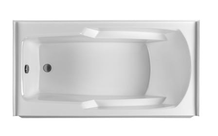 Picture of Reliance Baths R6030ISS-B-RH Integral Skirted 60 x 30 in. Soaking Bathtub With End Drain- Biscuit Finish