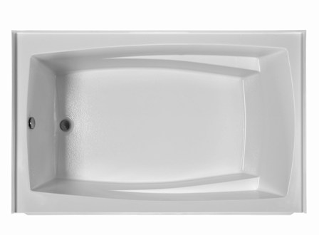 Picture of Reliance Baths R7242ISS-B-LH Integral Skirted 72 x 42 in. Soaking Bathtub With End Drain- Biscuit Finish