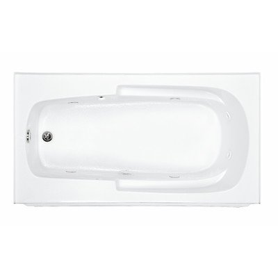 Picture of Reliance Baths R6032ISW-B-LH Integral Skirted 60 x 32 in. Whirlpool Bathtub With End Drain- Biscuit Finish