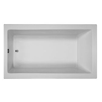 Picture of Reliance Baths R7236ISS-W-RH Integral Skirted 72 x 36 in. Soaking Bathtub With End Drain- White Finish