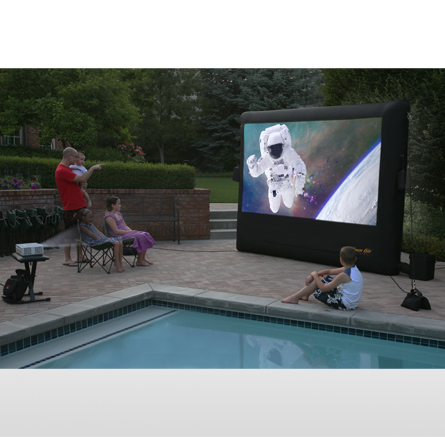 Picture of OpenAirCinema CBH9 Home Line Cinebox Home 9 x 5 ft. Backyard Theater System