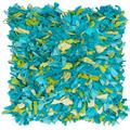 Indias Heritage C731 Chindi Shaggy Pillow, Blue Green Indias Heritage C731 Chindi Shaggy Pillow, Blue Green