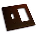Residential Essentials 10825VB Double Toggle and Rocker Switch Plate, Venetian Bronze Residential Essentials 10825VB Double Toggle and Rocker Switch Plate, Venetian Bronze