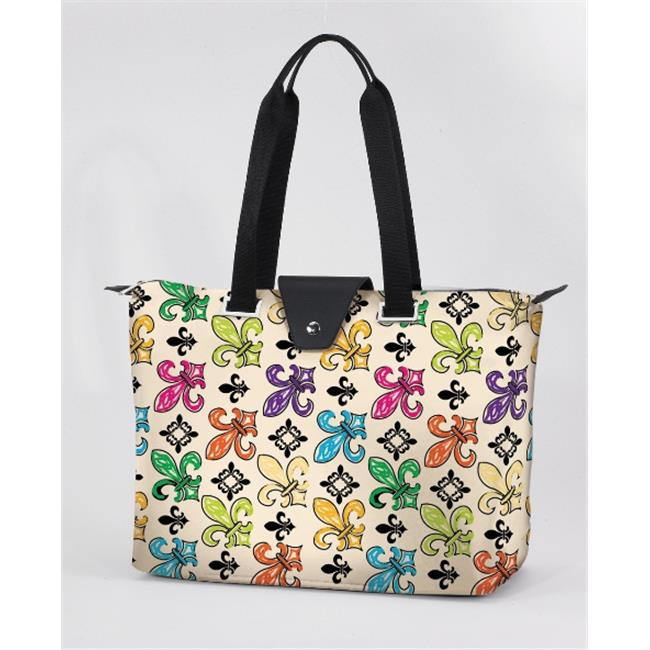 Joann Marrie Designs HAMCFDL Hampton Bag - Creme Fleur De Lis- Pack of 2