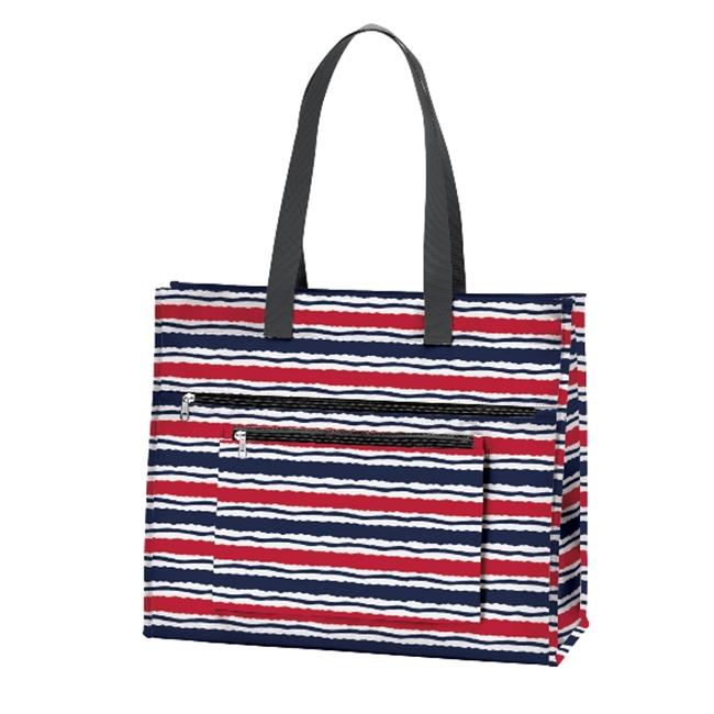 Joann Marrie Designs NPTMS Insulated Tote Bag - Marina Stripe- Pack of 2