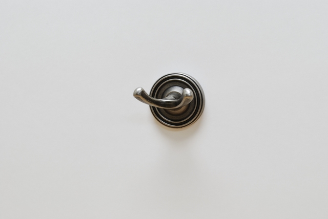 Robe Hook, Aged Pewter