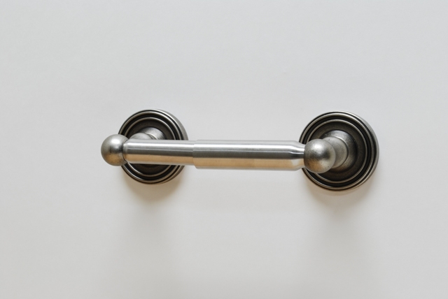Standard Tissue Holder, Aged Pewter