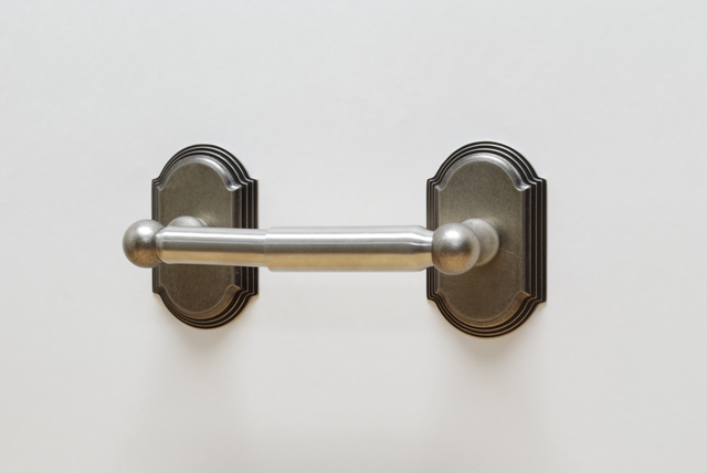 Standard Tissue Holder, Aged Pewter