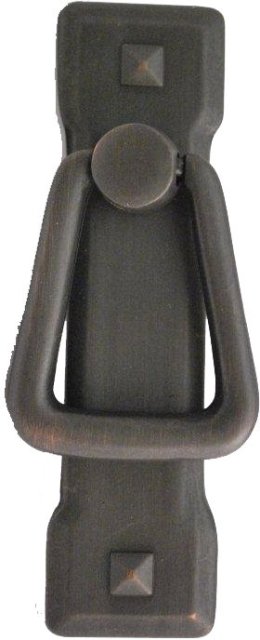 Vertical Cabinet Drop Pull, Venetian Bronze