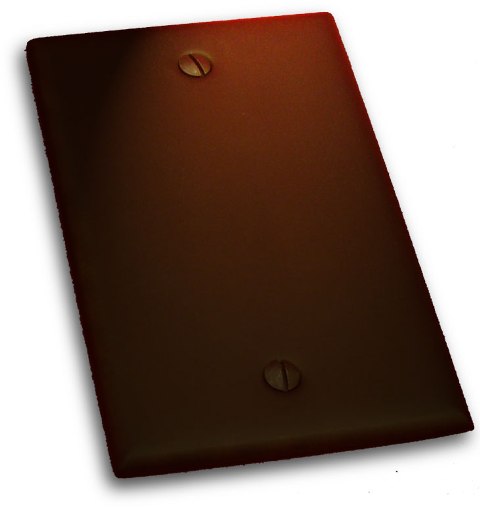 Picture of Residential Essentials 10811VB Single Blank Switch Plate- Venetian Bronze