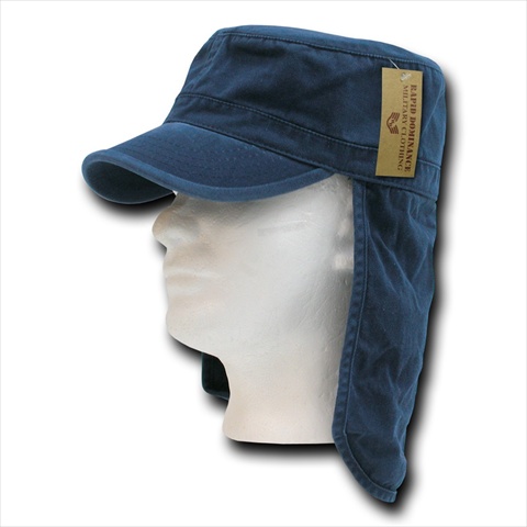 Foreign Legion Flap Caps - Navy- Small And Medium