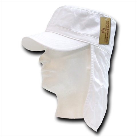 Picture of Rapid Dominance 107-PL-WHT-07 Foreign Legion Flap Caps - White&#44; Large And Extra Large