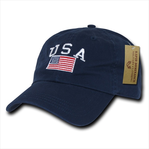 Polo Style USA Caps - Navy