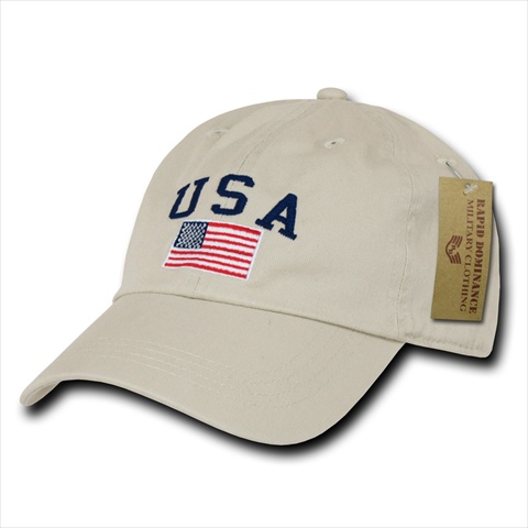 Polo Style USA Caps - Stone