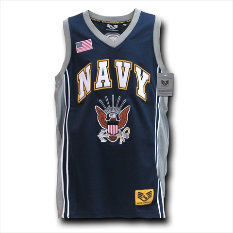 R14-NAV-NVY-02 Basketball Jersey, Navy, Navy, Medium