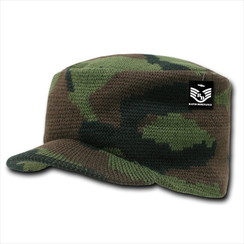 Cameo Flat Top Jeep Caps, Woodland