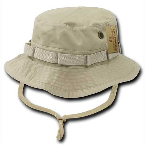 Military Boonie Hats- Khaki- Large