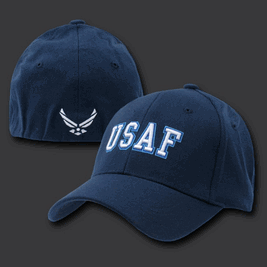 Picture of Rapid Dominance R82-CST-NVY-07 FitAll Flex Caps&#44; Coast Guard&#44; Navy&#44; Large And X-Large