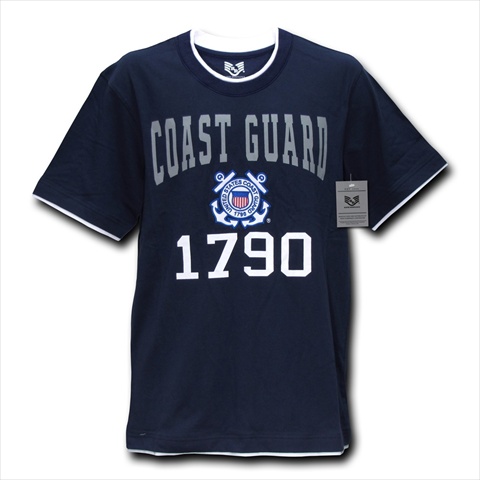 Pitch Double Layer Tee, Coast Guard, Navy, Small