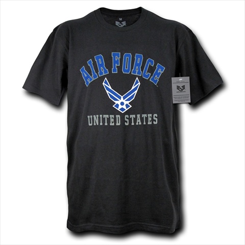 30 Single Tee Us Air Force Classic- Black- Medium