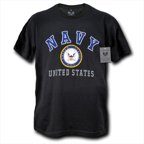 30 Single Tee Us Navy Classic- Black- Medium