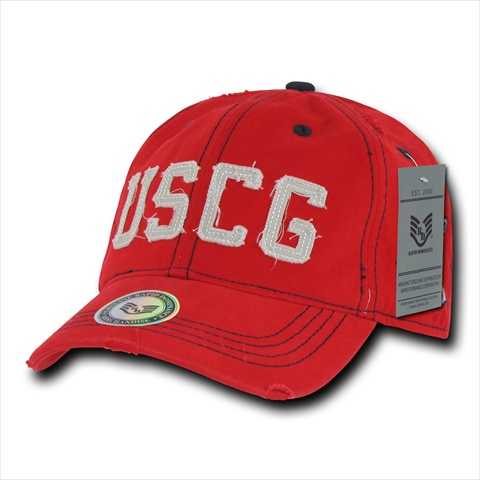 Southern Cal Vintage Caps- USCG- Red