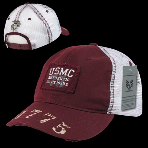 Great Lake Vintage Caps, USMC, Maroon