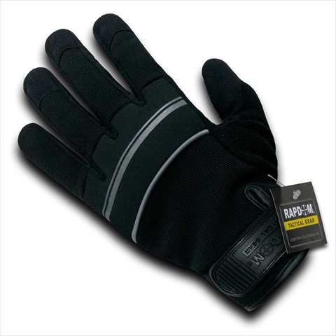 Silicon Palm Tactical Glove- Black- Small