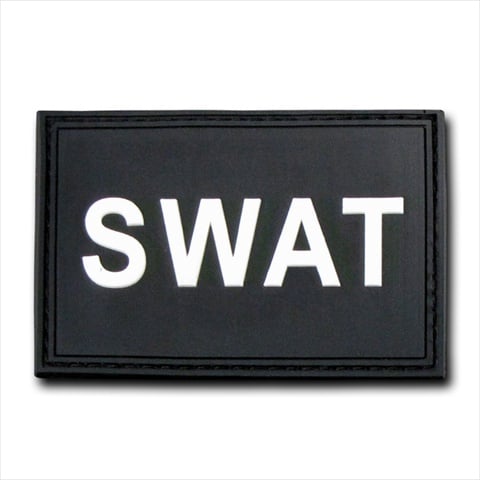 T90-SWAT-BLK Swat Rubber Patch- Black