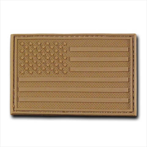 T90-USA-COY USA Flag Rubber Patch- Coyote