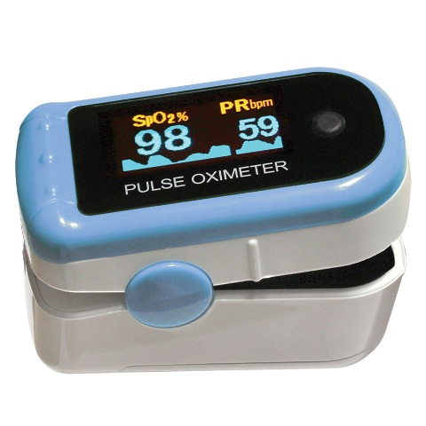 Picture of Sunset Healthcare Solutions RES5101 Fingertip Pulse Oximeter With 6-Way Display - Each