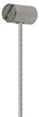 Ball-End Cable Rod- Stainless Steel 120 in.