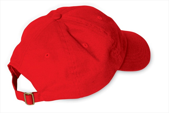 EB101 Essentials Brushed Twill Cap- Red