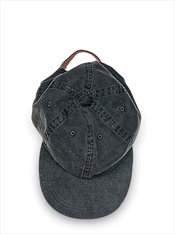EP101 Essentials Pigment Dyed Cap Six Panel Low Profile, Black