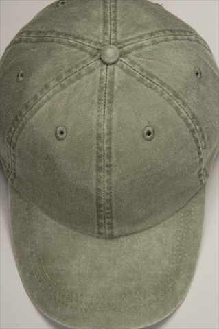 LP101 Optimum-Solid Pigment Dyed 6 Panel Low Profile Cap- Olive