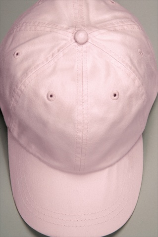 LP101 Optimum-Solid Pigment Dyed 6 Panel Low Profile Cap- Pale Pink