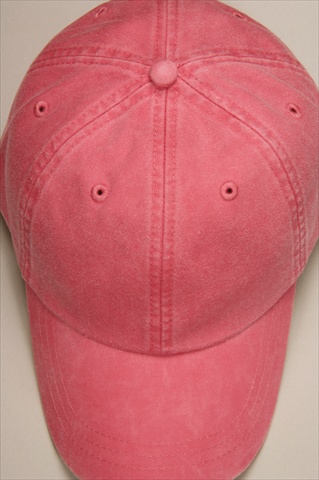 LP101 Optimum-Solid Pigment Dyed 6 Panel Low Profile Cap- Poppy