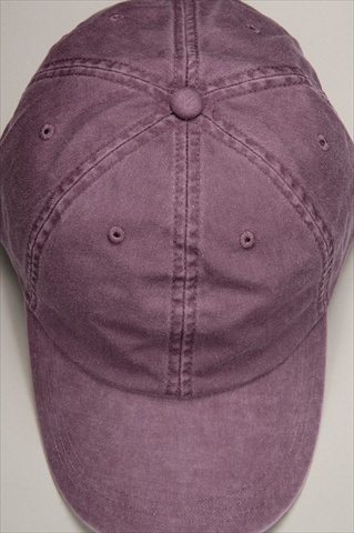 LP101 Optimum-Solid Pigment Dyed 6 Panel Low Profile Cap- Wild Plum