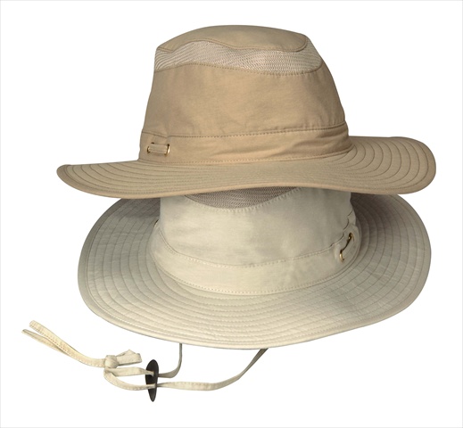 OB101 Outback Cap Safari Crown- Stone- Large