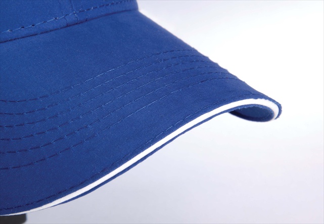 PE102 Performer Cap Microfiber Moisture Wicking Structured, Royal , White