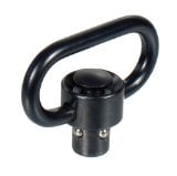 TL-QDSW18 Heavy Duty Push Button Quick-Detachable Sling Swivel, 1.25 In. Loop, Black