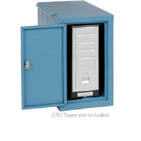 Computer Cabinet Side Car, Blue, 12W x 22-1/2D x 21-1/2H
