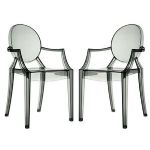 EEI-905-SMK Casper Dining Armchairs Set Of 2 In Smoke