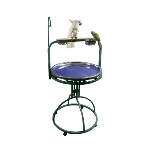 Picture of A&E Cage 5-2828 Black 28 In. Diameter Play Stand With Toy Hook