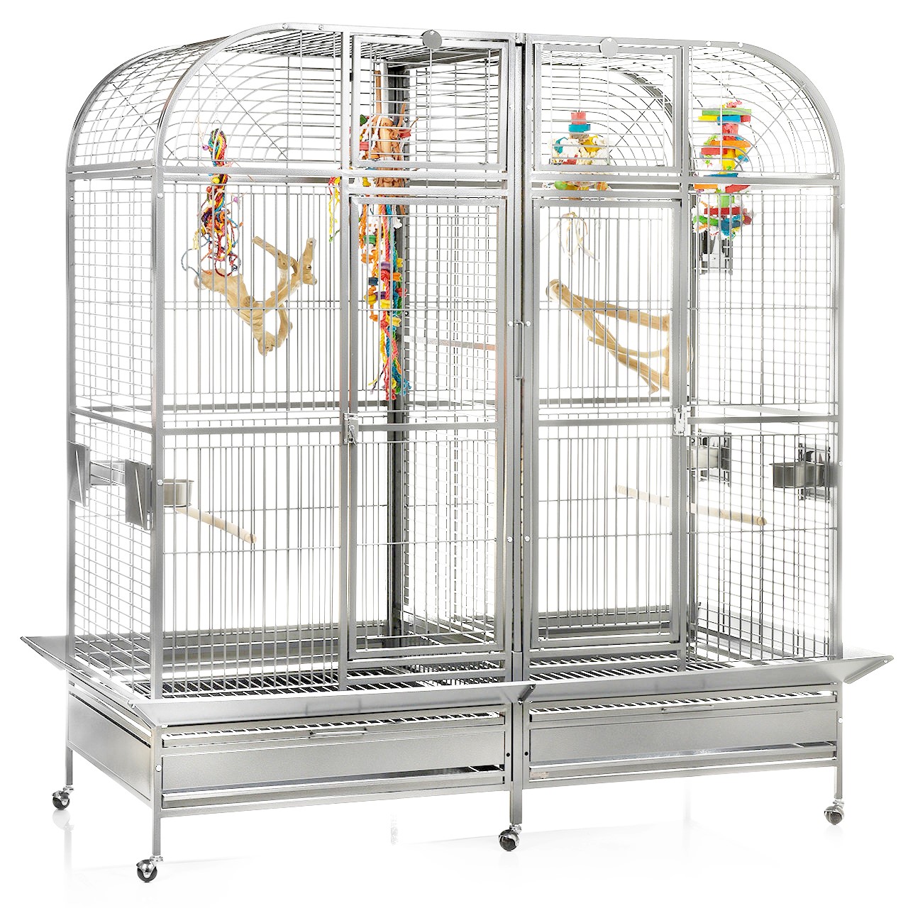 Picture of A&E Cage 6432 Stainless Steel Double Macaw Cage With Removable Divider