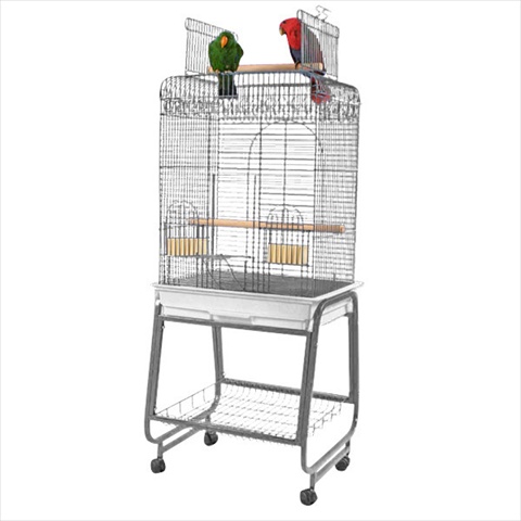 Picture of A&E Cage 702 White Play Top Cage With Removable Stand
